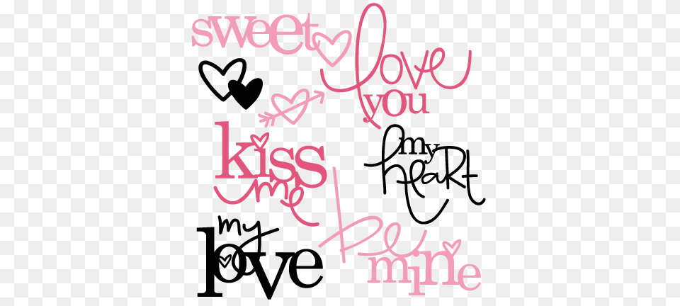 Valentine Title Scrapbook Titles Svg Cutting Files Valentines Day Shirt For Cricut, Handwriting, Text, Ammunition, Grenade Png