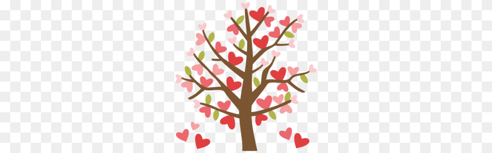 Valentine Tree Cutting Valentines Day Clipart Cute, Flower, Plant, Petal Png Image