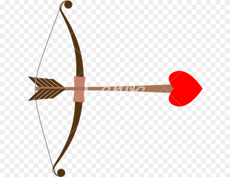 Valentines Bow And Arrow Love Bow And Arrow, Weapon Free Png Download