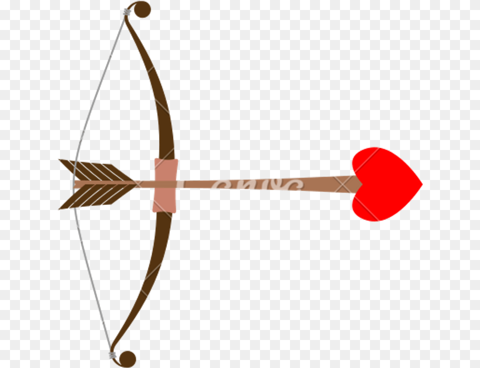 Valentines Bow And Arrow Valentine39s Day Arrow, Weapon Free Png