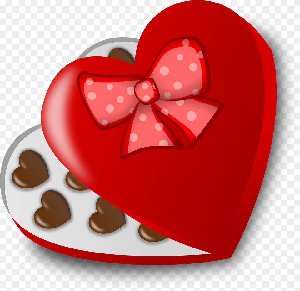 Valentines Candy Box Of Chocolates Clip Art, Heart, Food, Ketchup, Cream Free Png