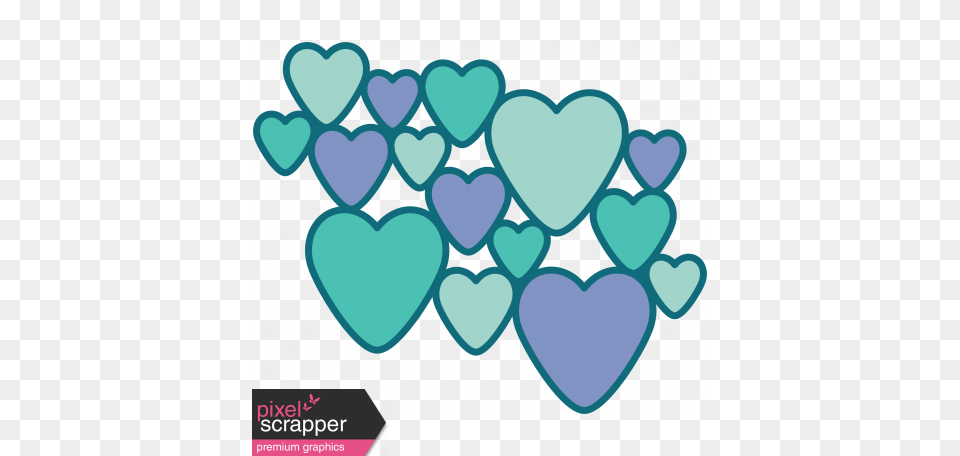 Valentines Clip Art, Heart, Turquoise Free Png Download