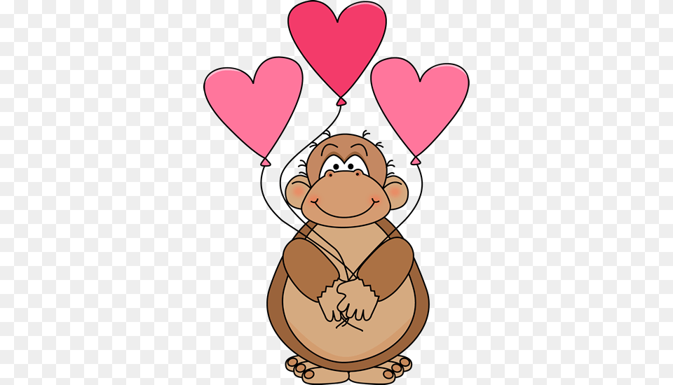 Valentines Day Ape Clip Art, Balloon, Dynamite, Weapon Free Png