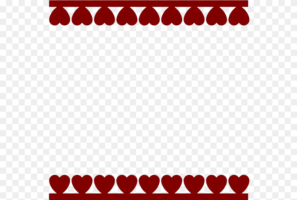 Valentines Day Border File Clipart Valentine Day Border, Maroon Free Png