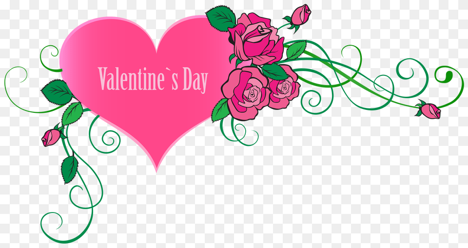 Valentines Day Clipart Valentine Rose Heart, Art, Plant, Mail, Greeting Card Free Png