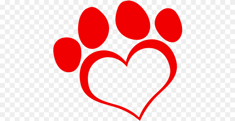 Valentines Day Fundraising Pages Love Heart Paw Print, Dynamite, Weapon Free Png Download