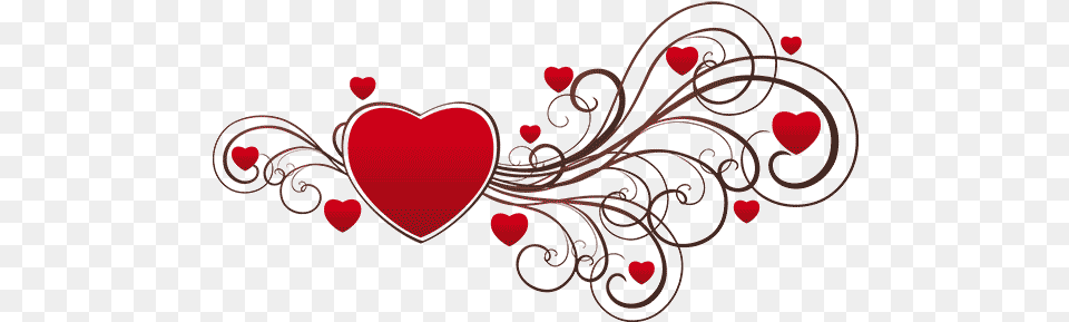 Valentines Day Gift Guide Border Valentine Heart Images Of Hearts, Art, Floral Design, Graphics, Pattern Free Transparent Png