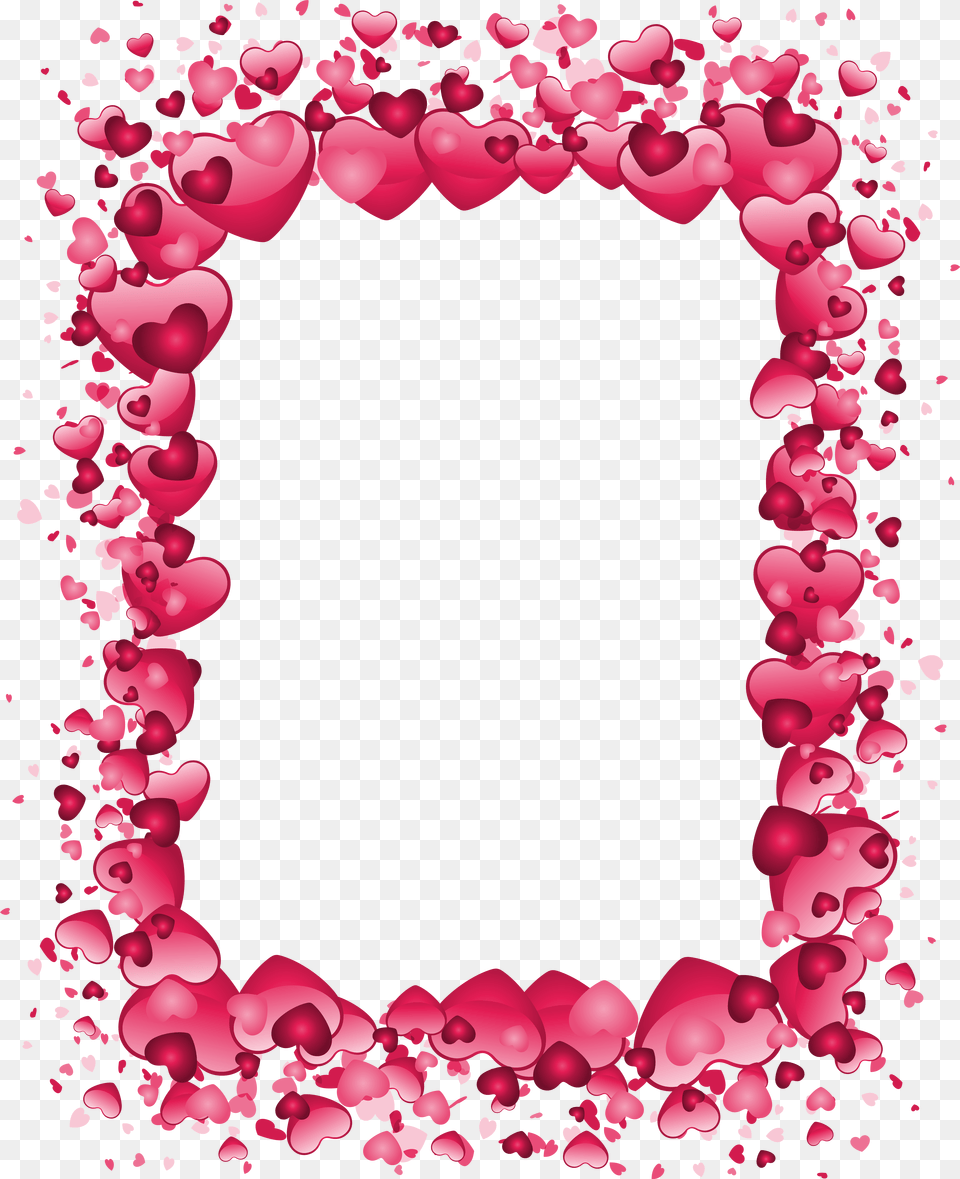 Valentines Day Heart Border Clip Art, Powder, Food Free Transparent Png