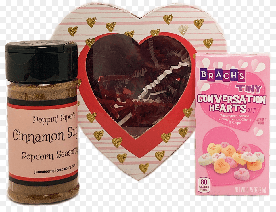 Valentines Day Popcorn Seasoning Gift Heart, Tape, Can, Tin, Food Free Transparent Png