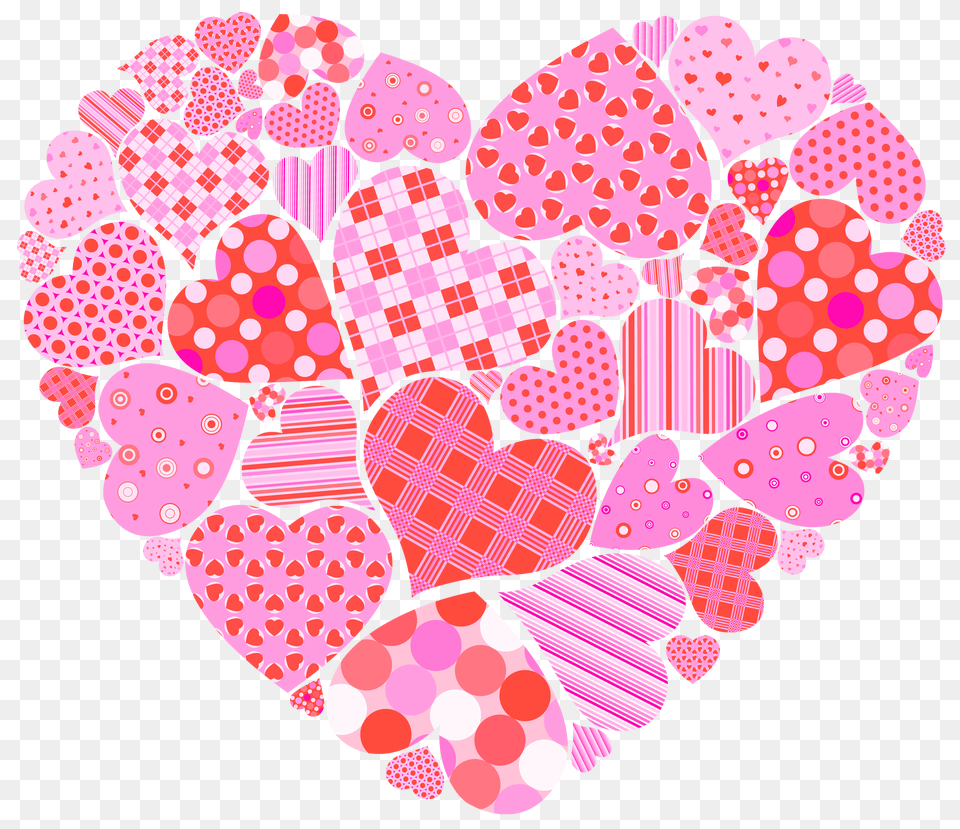 Valentines Day Rose Heart, Pattern, Art Png