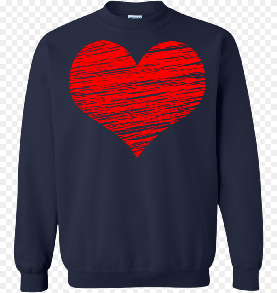 Valentines Day Shirt Red Glitter Heart T Shirt Shirt, Clothing, Sweatshirt, Knitwear, Sweater Png