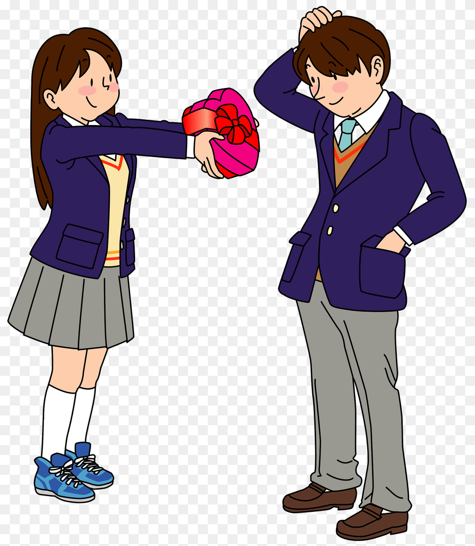 Valentines Day Students Clipart, Male, Boy, Child, Person Free Transparent Png