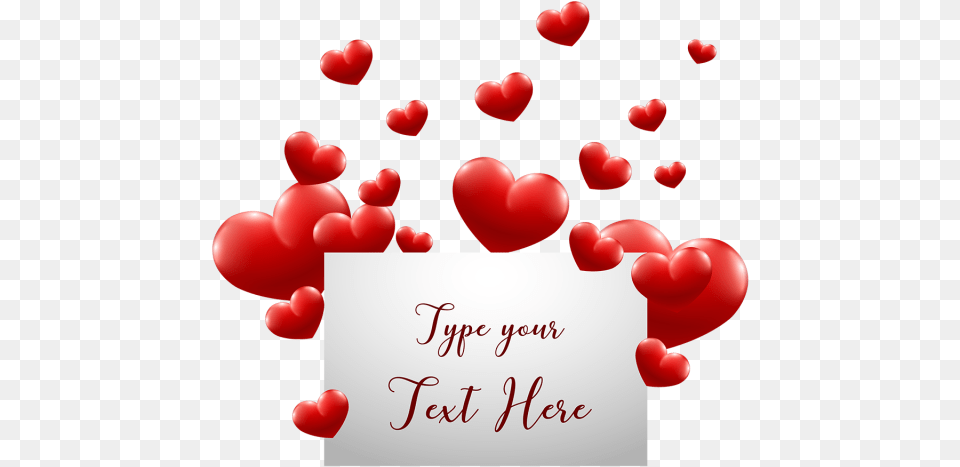 Valentines Day Typography Flutuando Fundo Transparente, Envelope, Greeting Card, Mail, Balloon Free Png Download