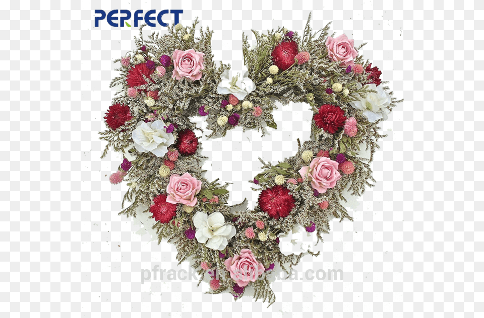 Valentines Day Wreath, Flower, Plant, Rose Free Png Download