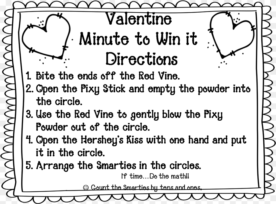 Valentines Minute To Win It Games, Text, Advertisement Png