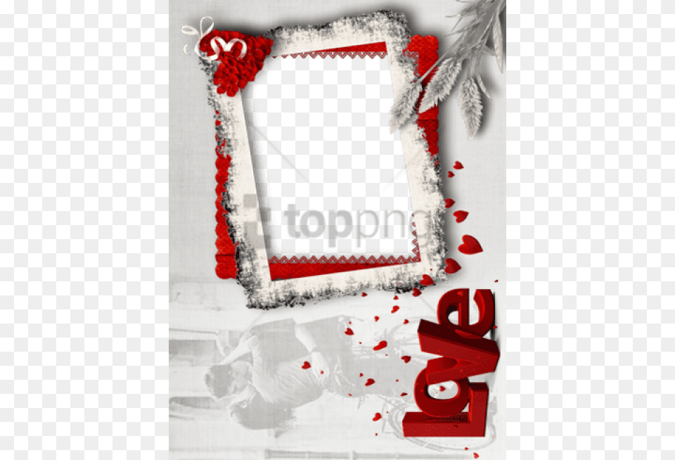 Valentines Photo Frames Image With Love, Adult, Male, Man, Person Png