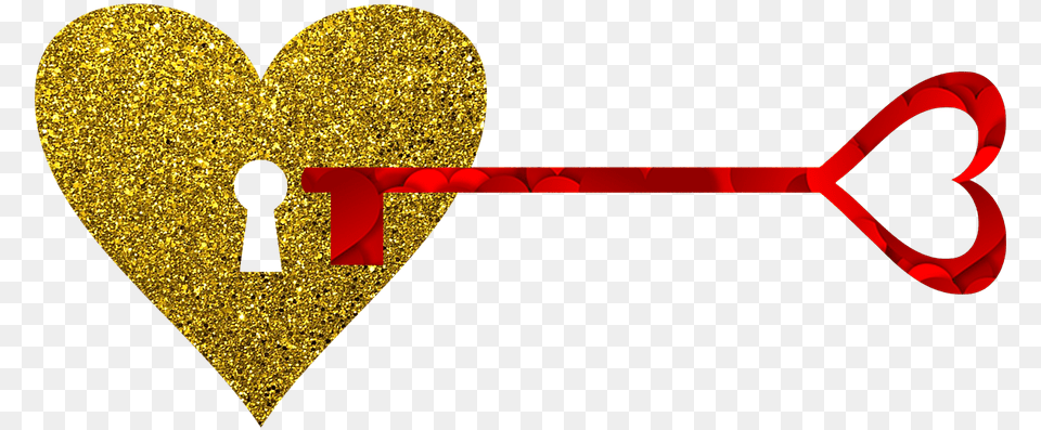Valentines Valentine Day Golden Free Image On Pixabay Golden Heart Valentine, Key Png