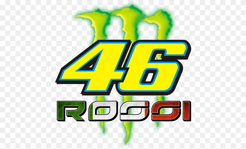 Valentino Rossi 46 Greeting Card For Sale By Saparuddin 46 Rossi Logo, Dynamite, Weapon, Green, Art Free Png Download