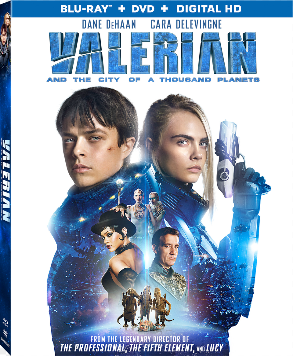 Valerian And The City Of A Thousand Planets Bluray, Advertisement, Poster, Boy, Child Png Image