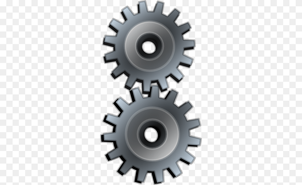 Valessiobrito Two Gears Gray Clip Art, Machine, Gear, Ammunition, Grenade Png