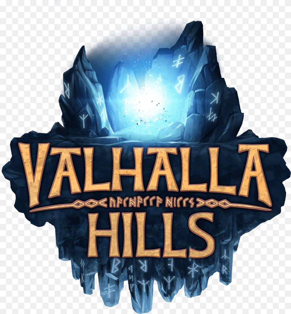 Valhalla Hills Logo, Advertisement, Poster, Ice, Book Png Image
