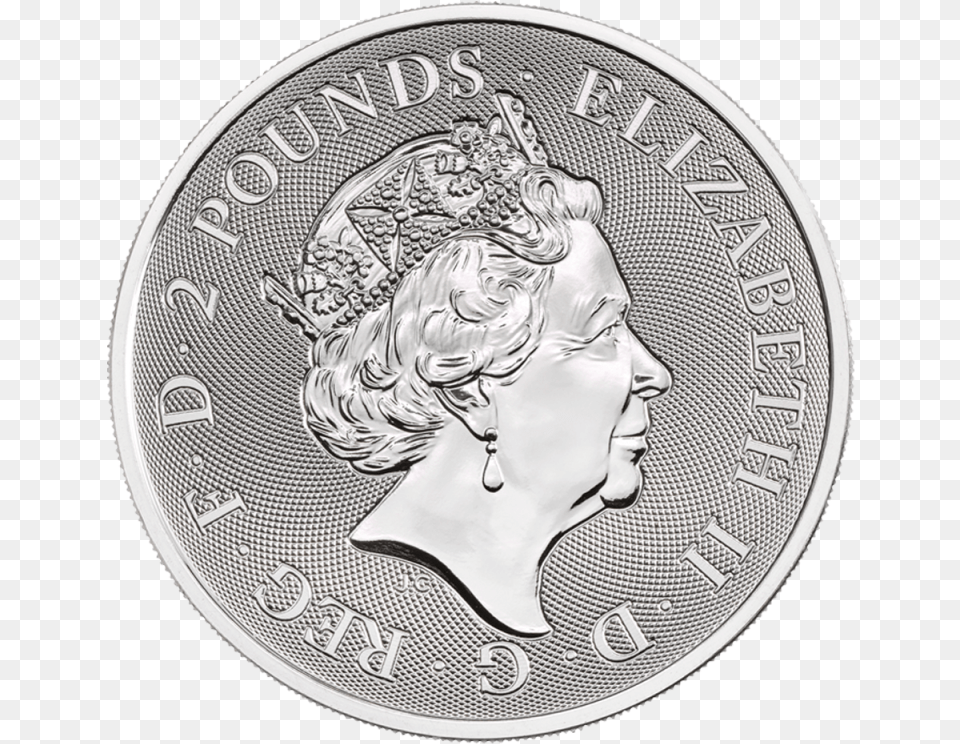 Valiant 1oz Silver Coin 2019 Value, Money, Face, Head, Person Png