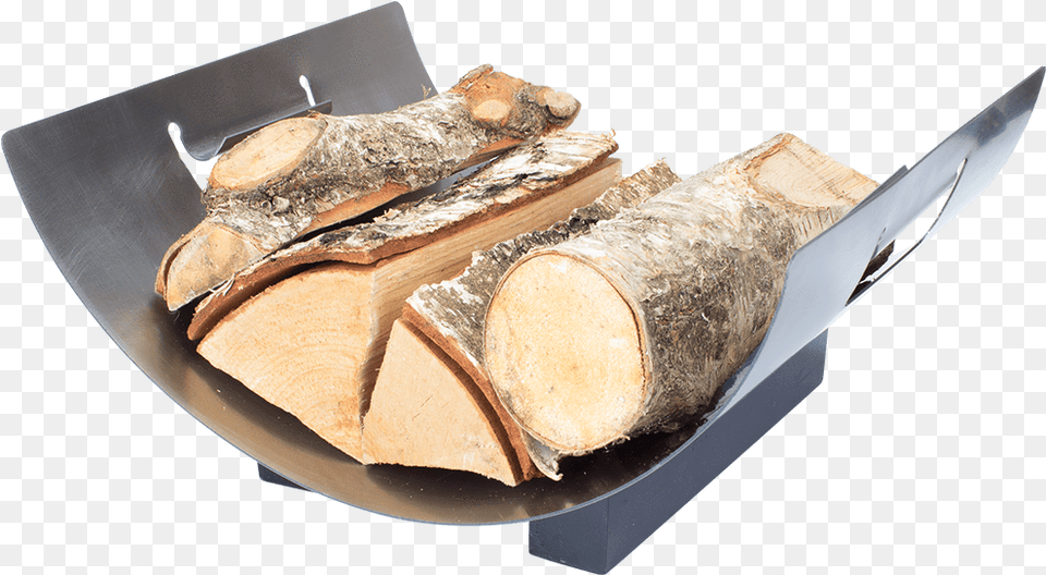 Valiant York Metal Log Stand Filled With Logs On White Hunting Knife, Wood, Lumber Free Png