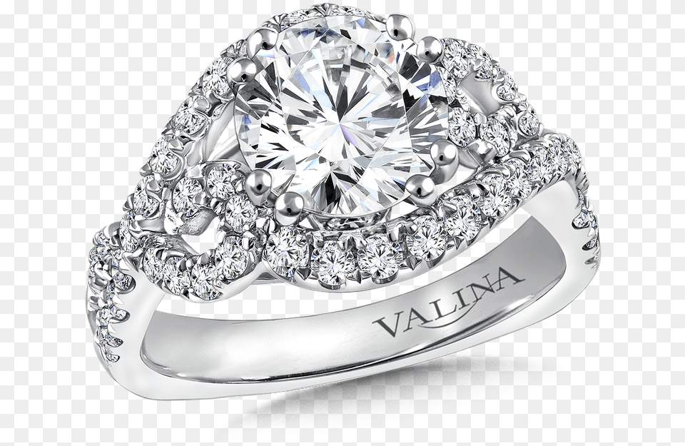 Valina Diamond Engagement Ring Mounting In 14k White Vintage Diamond Rings, Accessories, Gemstone, Jewelry, Silver Png