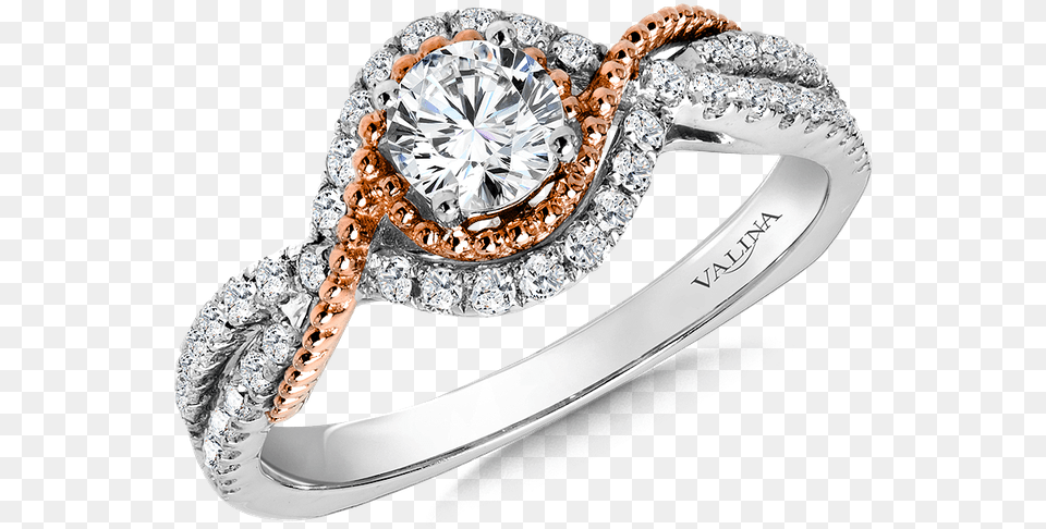 Valina Halo Engagement Ring Mounting In 14k Whiterose Pre Engagement Ring, Accessories, Diamond, Gemstone, Jewelry Png