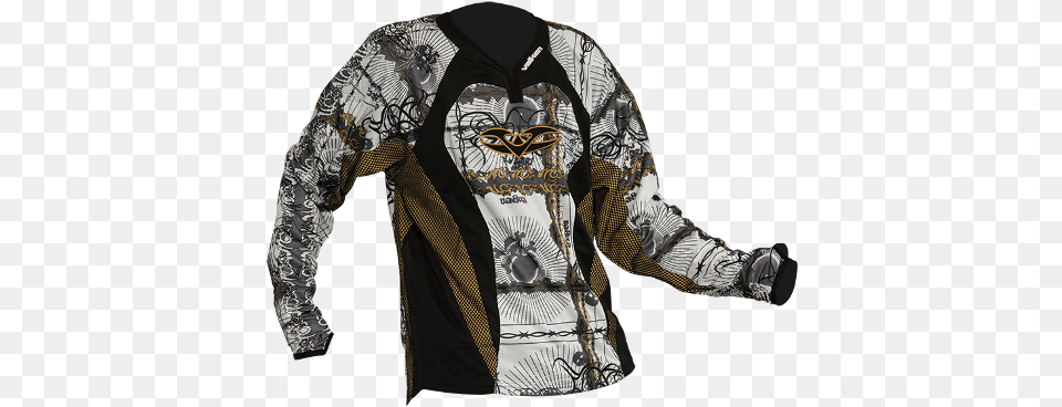 Valken Redemption Jersey Chainmail White Leather Jacket, Shirt, Clothing, Coat, Sleeve Free Transparent Png