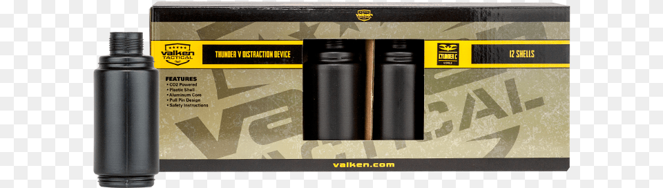 Valken Thunder V Grenade Shells 12 Pack Cylinder Thunder B, Bottle, Shaker Free Png