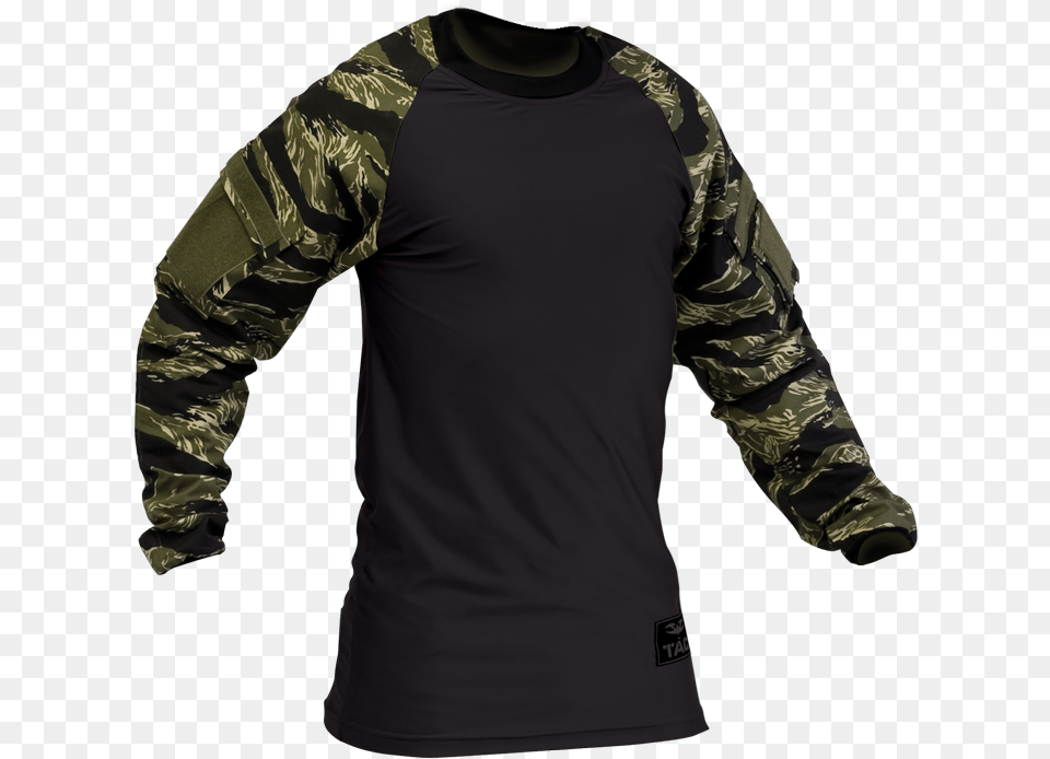 Valken V Tac Zulu Combat Shirt Tiger Stripe Clothing, Long Sleeve, Sleeve, Coat Free Png Download