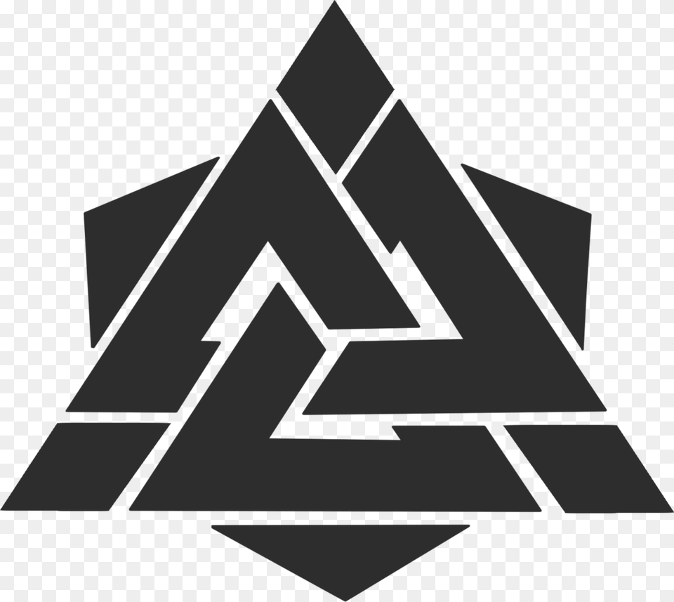 Valknut, Triangle, Symbol Free Png Download