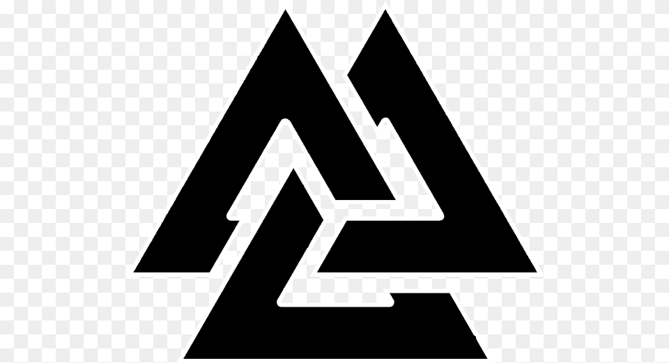 Valknut 4 Image Chaos And Order Symbols, Triangle Free Png Download