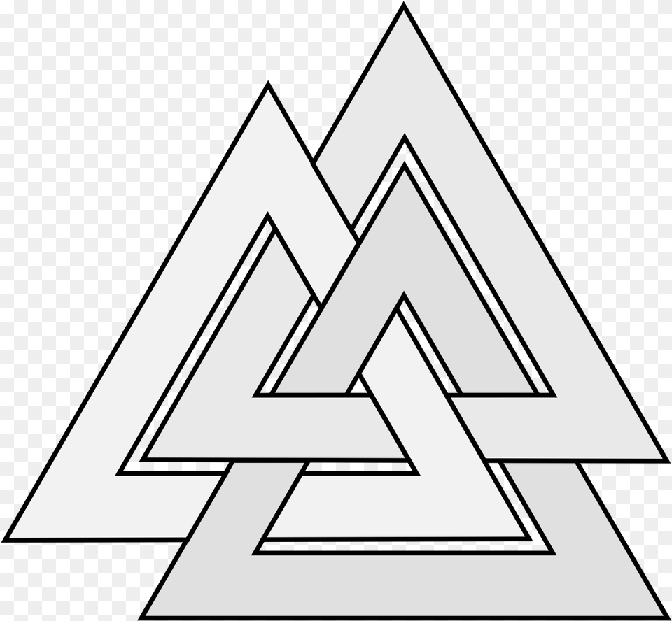 Valknut Dot, Triangle Free Png Download