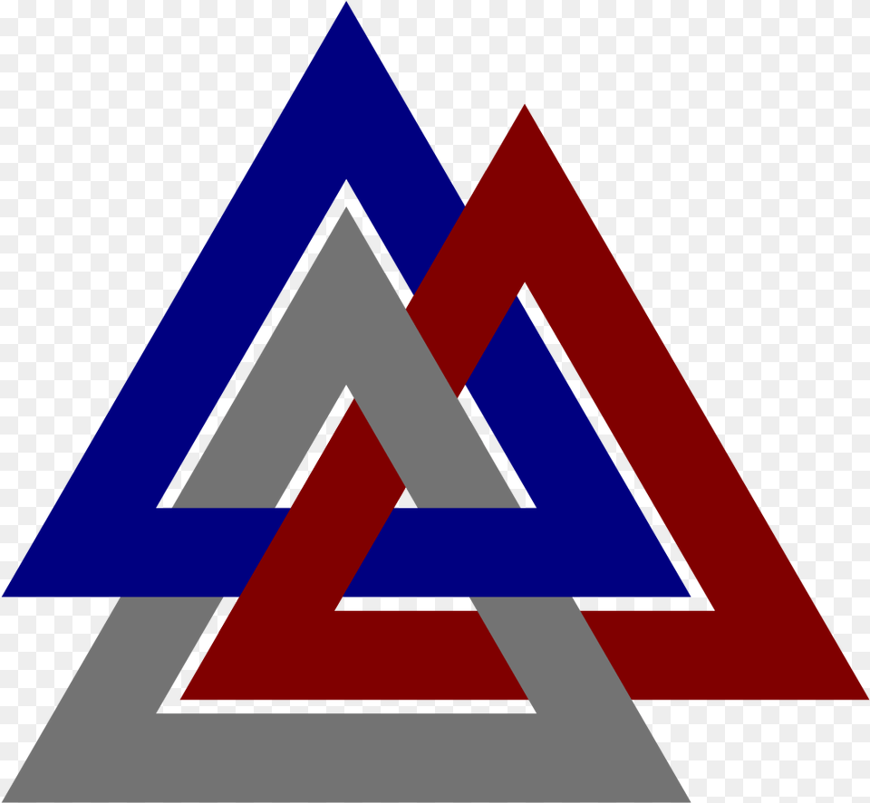 Valknut Symbol, Triangle Free Png Download