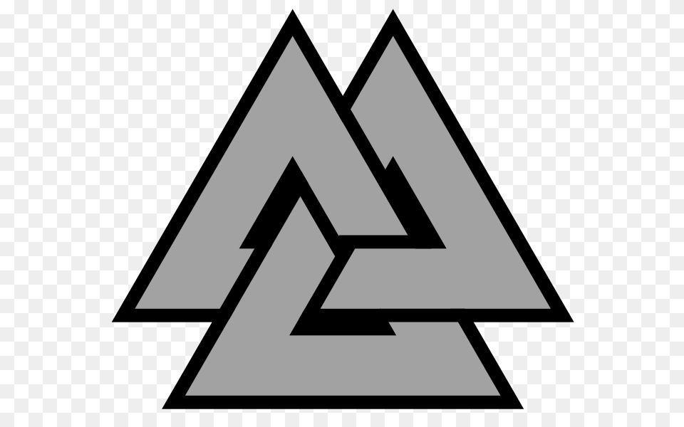 Valknut Symbol Triquetra, Triangle Png Image