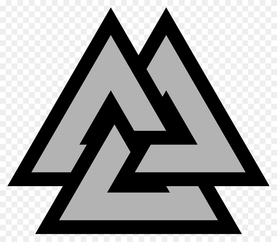 Valknut Symbol Triquetra Alternate, Triangle Free Transparent Png