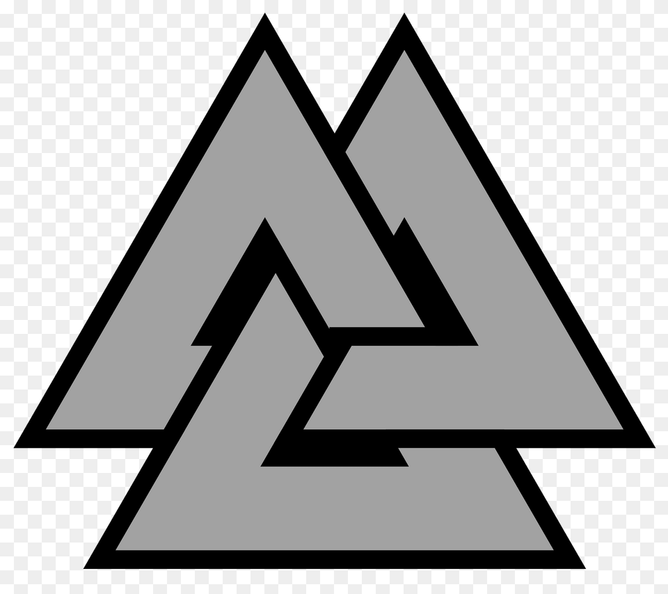 Valknut Symbol Triquetra Clipart, Triangle Png Image