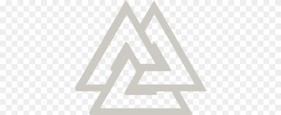 Valknut Symbolism Dot, Triangle Free Png