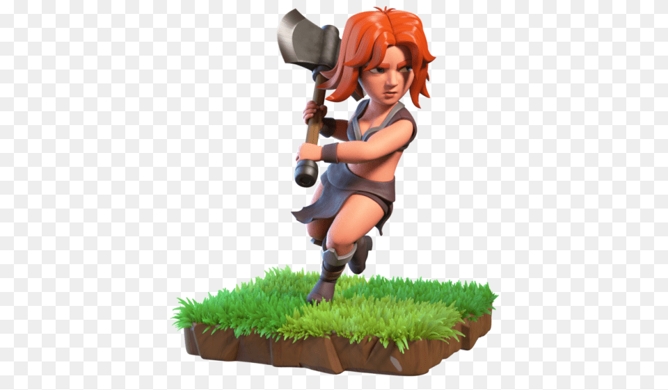 Valkyrie Clash Of Clans Wiki Fandom Powered, Baby, Grass, Person, Plant Free Png Download
