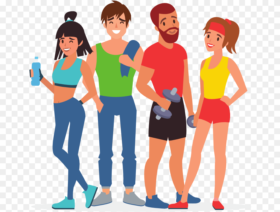 Vallejo Personal Training Fitness Cartoon Transparent, Adult, Person, Woman, Female Png