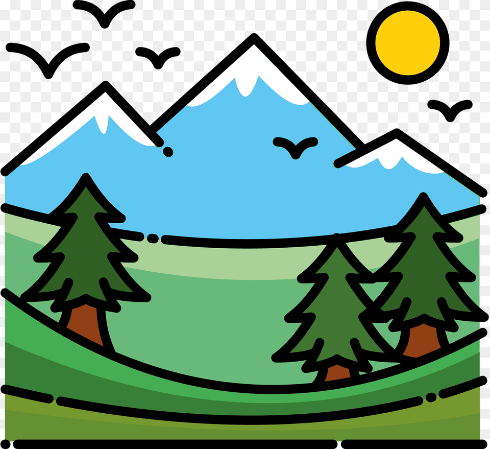 Valley Clipart, Outdoors, Fir, Plant, Tree Png