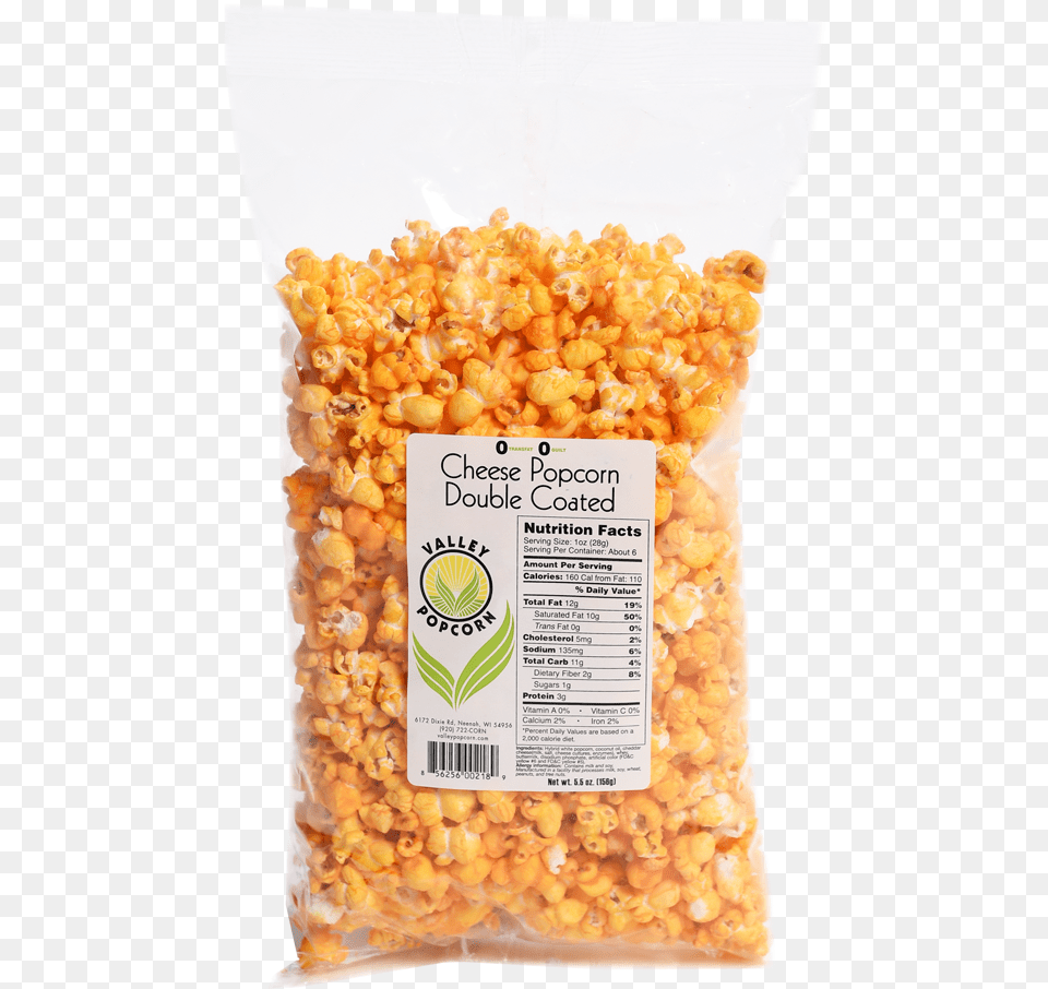 Valley Popcorn, Food, Snack, Business Card, Paper Png