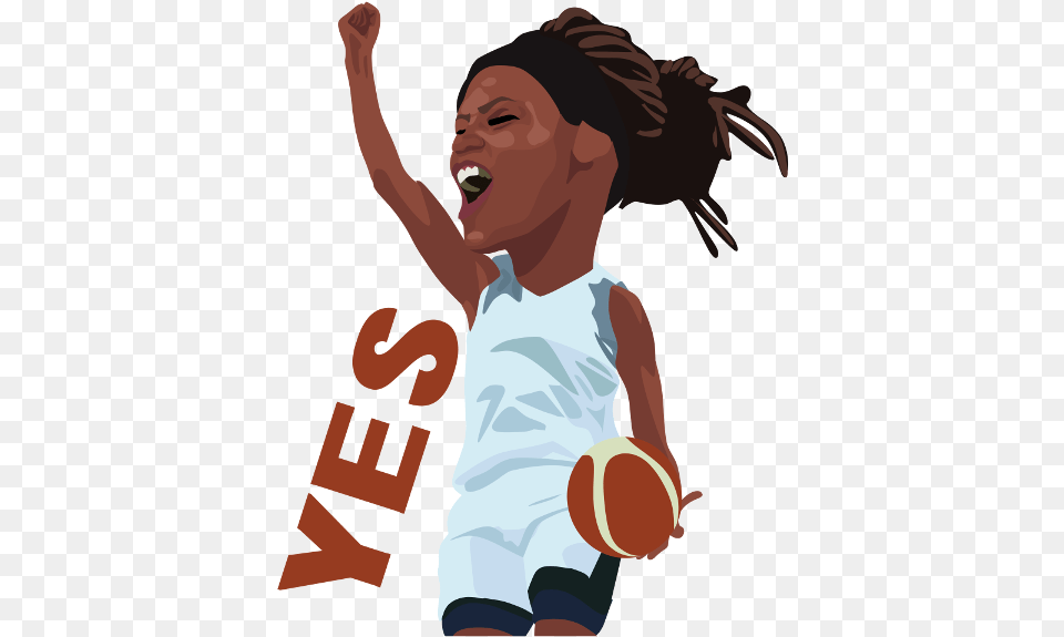 Valoumoji Messages Sticker 6 Shoot Basketball, Face, Happy, Head, Person Png