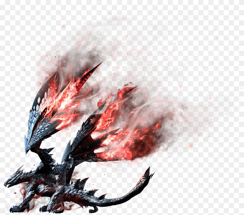 Valstrax Monster Hunter Generations Ultimate Valstrax, Dragon, Fire, Bonfire, Flame Free Png Download