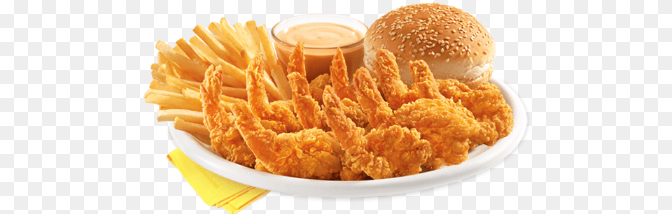 Value Shrimp Meal Al Baik Shrimp, Burger, Food, Lunch, Fries Png