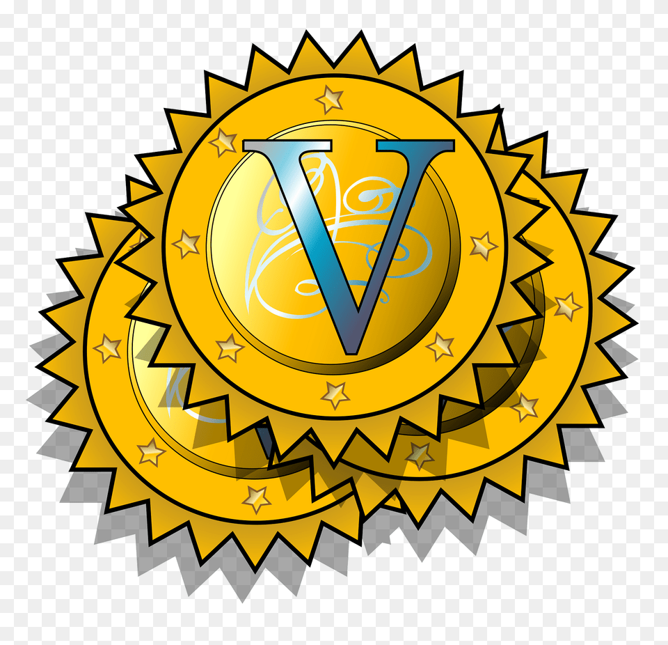Valued Set Seal Clipart, Gold, Emblem, Symbol, Dynamite Png
