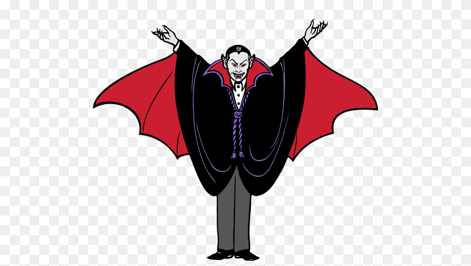 Vampire, Cape, Clothing, Adult, Person Free Png Download