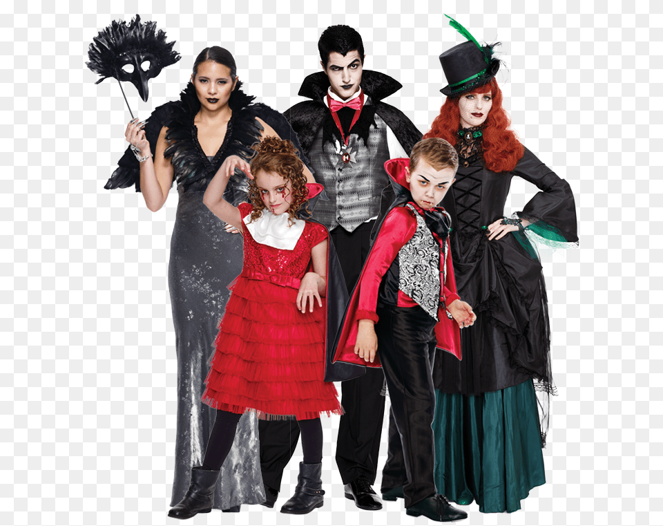 Vampire And Goth Costume Collection, Adult, Person, Woman, Female Free Transparent Png